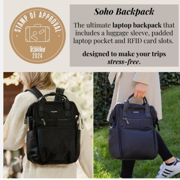 Soho Laptop Backpack Black main image 4